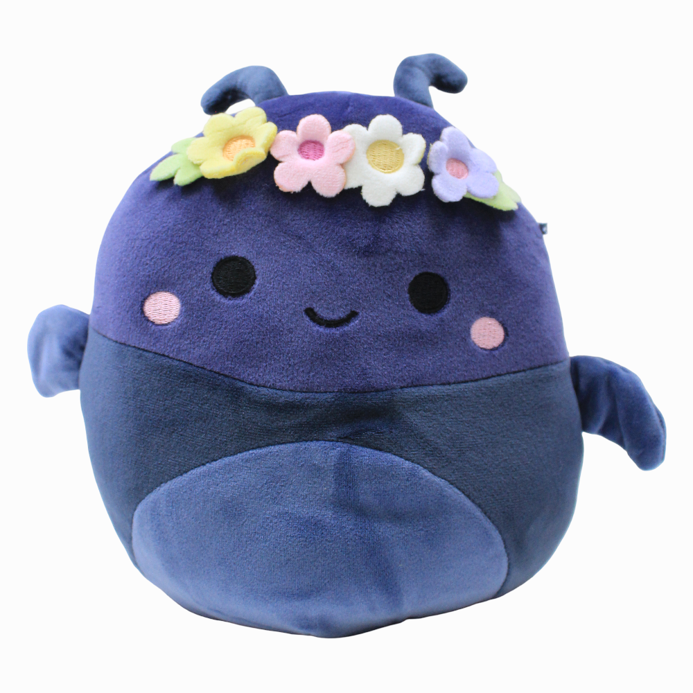 Squishmallows 7.5-Inch Style Squad – Purple Beetle Tyrone