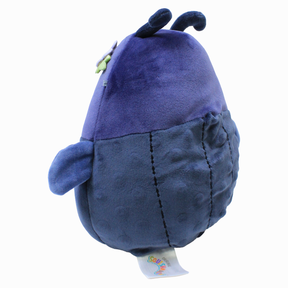 Squishmallows 7.5-Inch Style Squad – Purple Beetle Tyrone