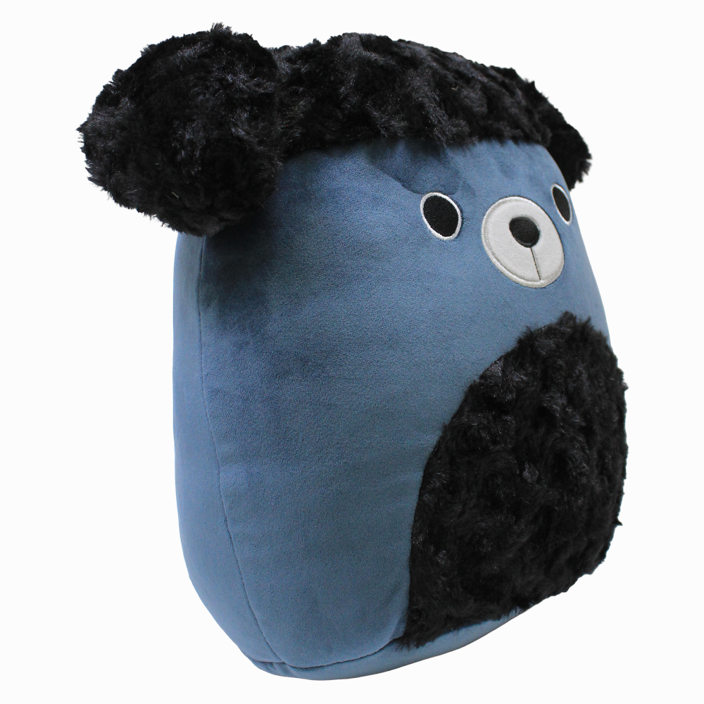 Squishmallows 12-Inch Buddy Squad – Black Fuzzy Poodle Jettward