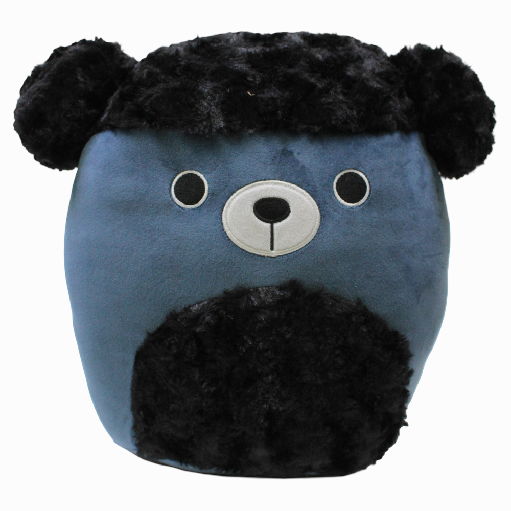 Squishmallows 12-Inch Buddy Squad – Black Fuzzy Poodle Jettward