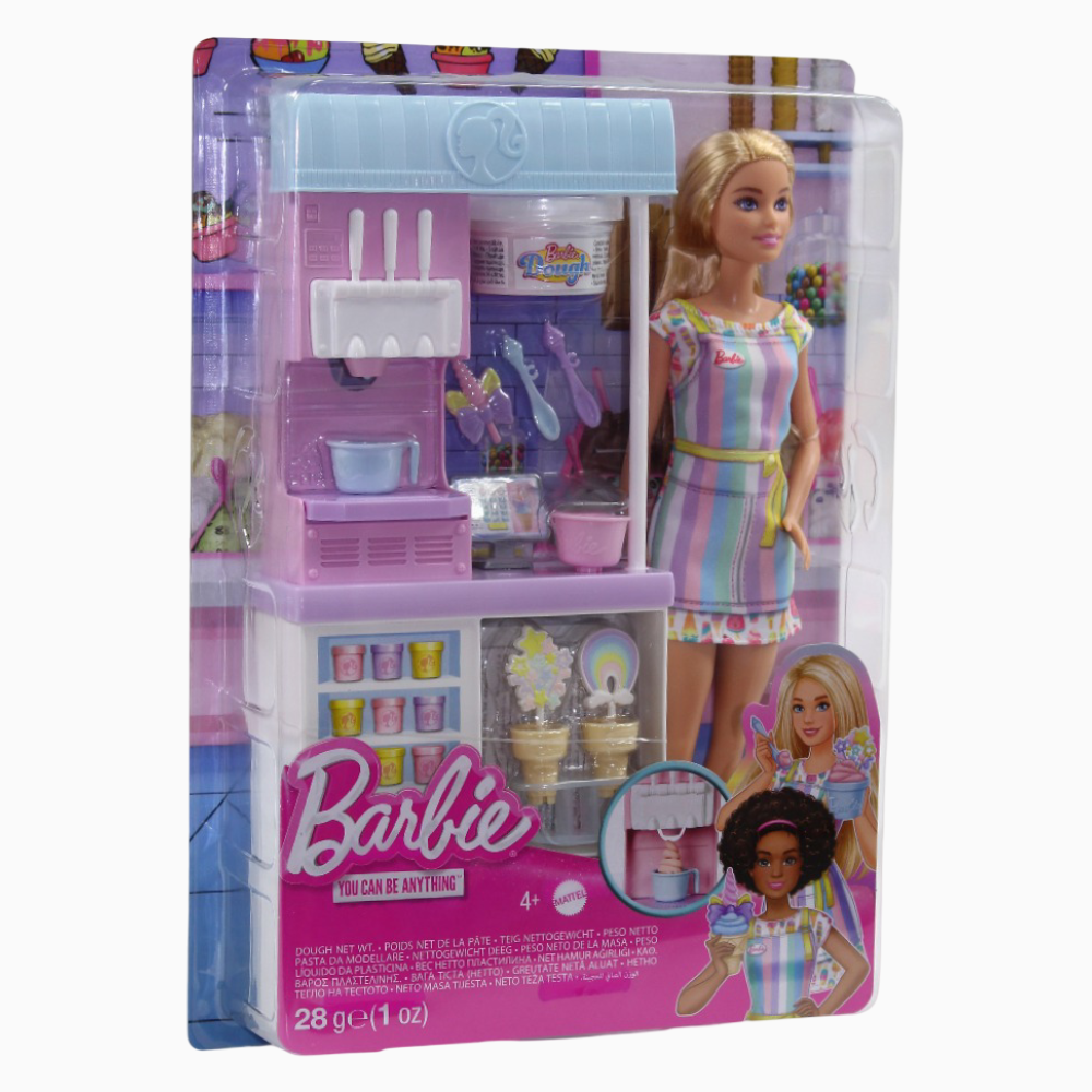 Mattel Barbie Ice Cream Shopkeeper Playset + Accessories