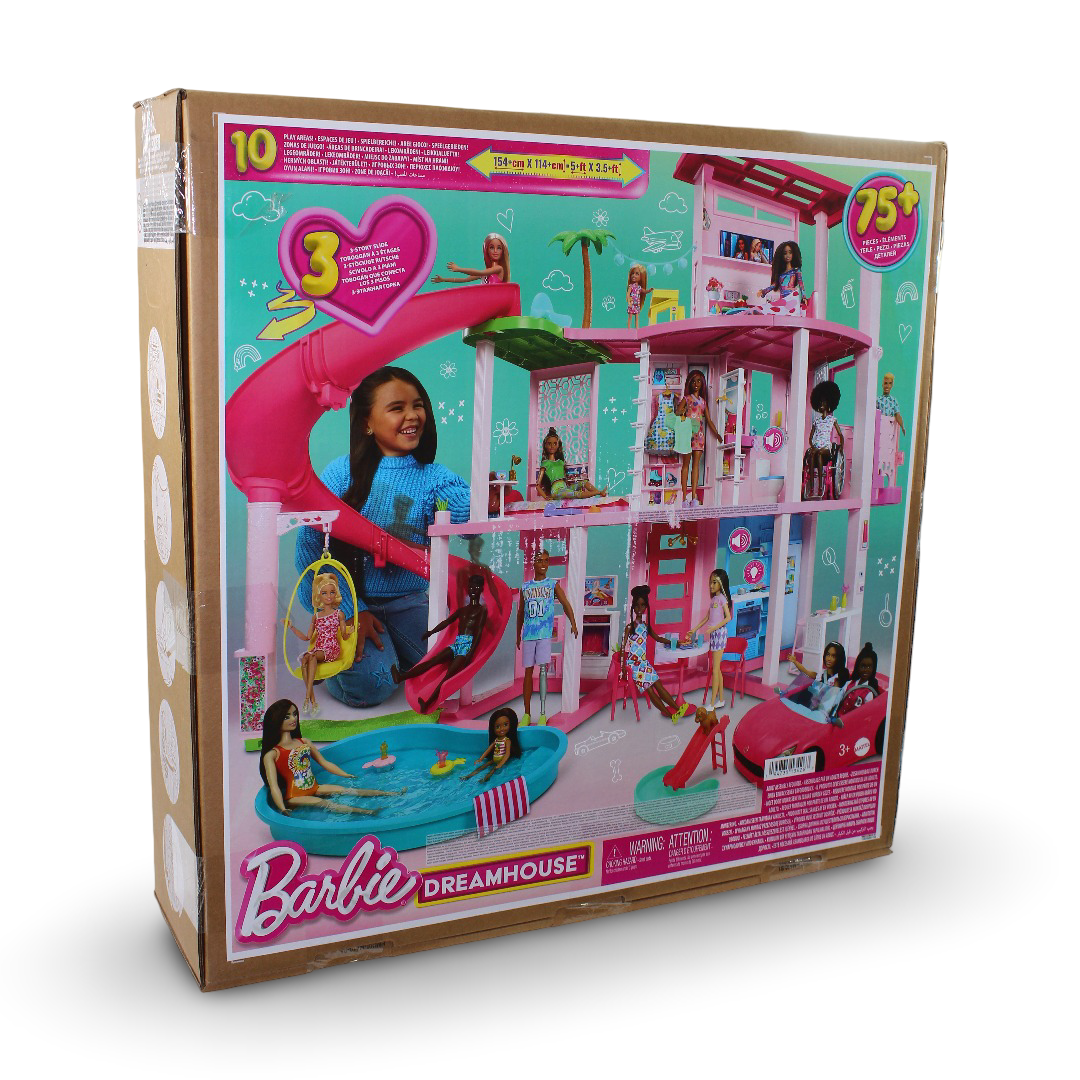 Mattel Barbie Dreamhouse Pool Party Dollhouse – 75 Pcs