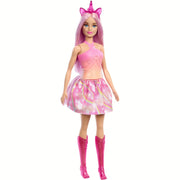 Barbie Unicorn Doll – Pink Hair & Rainbow Outfit