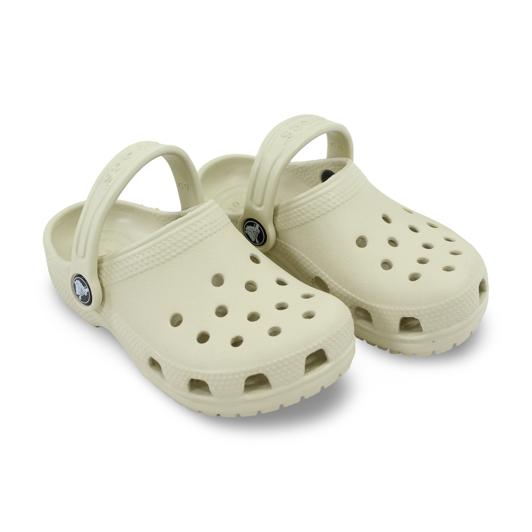 Unisex Rubber Classic Crocs – Beige - Clothing