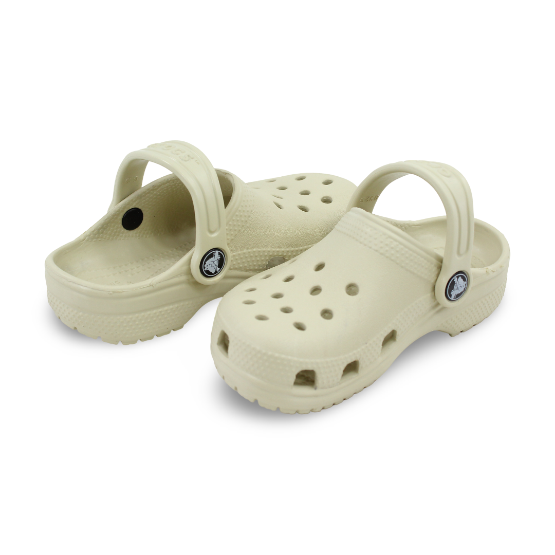 Unisex Rubber Classic Crocs – Beige