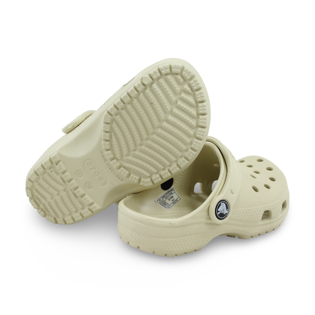 Unisex Rubber Classic Crocs – Beige