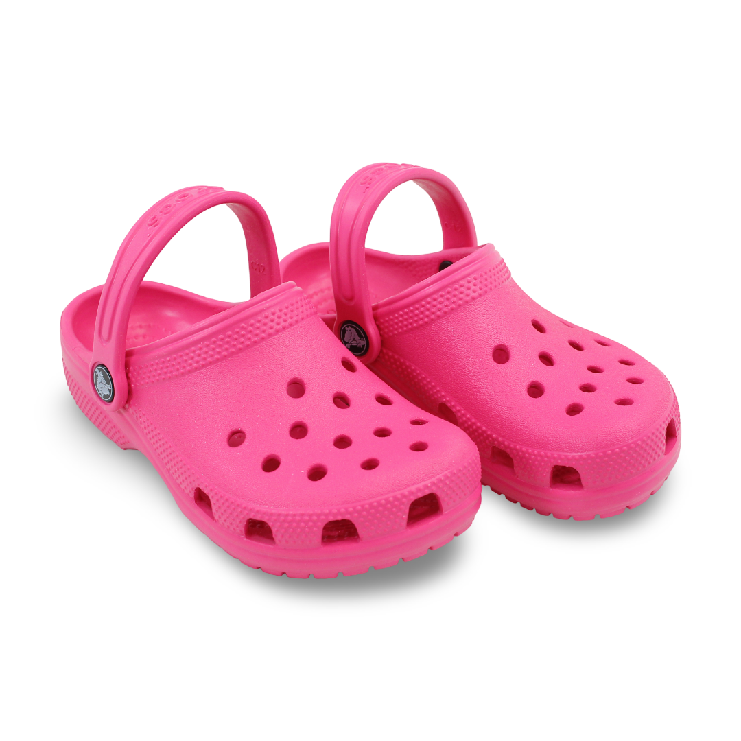 Girls Rubber Classic Crocs – Fuchsia - Clothing