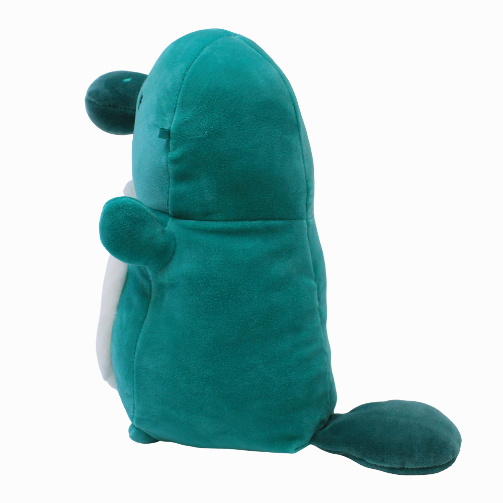 Squishmallows HugMees 10 Inch – Green Platypus with Fuzzy Belly Selassi
