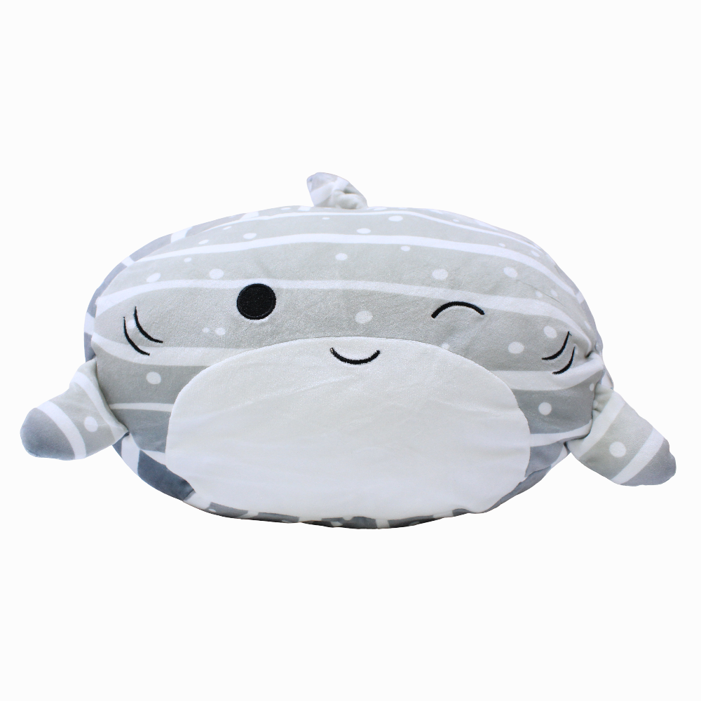 Squishmallows 12-Inch Stackables Sealife Squad – Grey Whale Shark Sachie