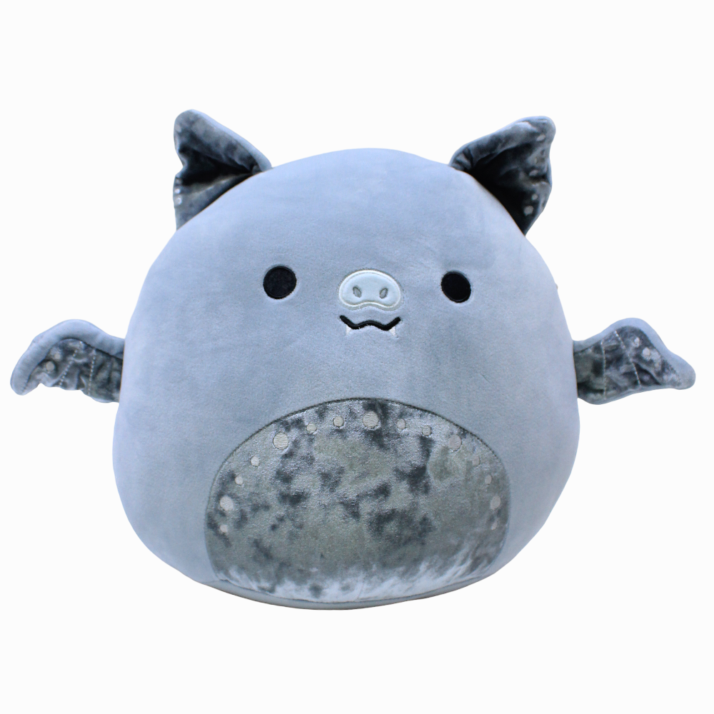 Squishmallows 12-Inch Fantasy Squad – Grey Tonal Bat Millenia