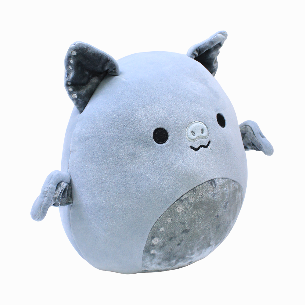Squishmallows 12-Inch Fantasy Squad – Grey Tonal Bat Millenia