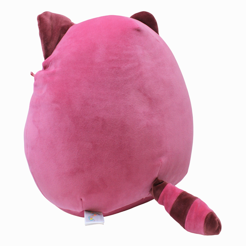 Squishmallows 12-Inch Fantasy Squad – Maroon Tonal Raccoon Olivieri