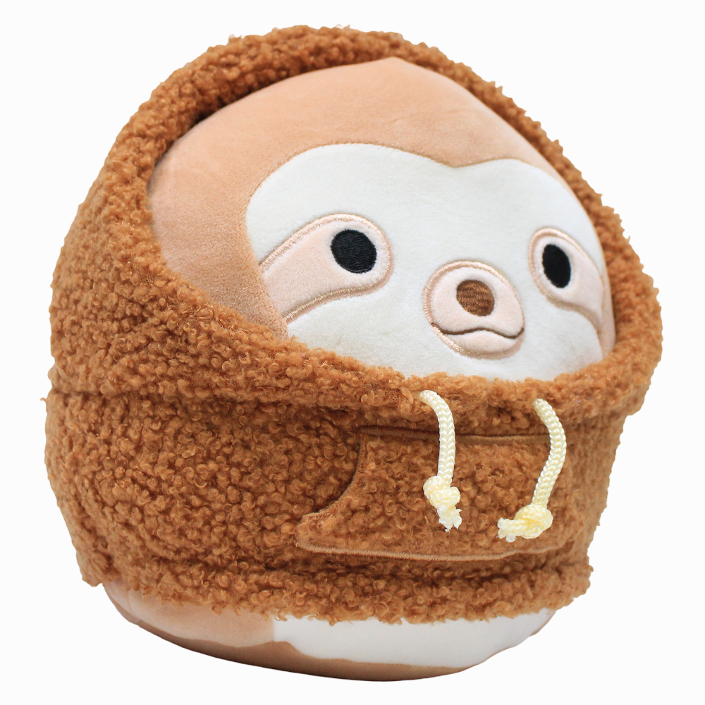 Squishmallows 7.5-Inch Style Squad – Tan Tonal Sloth Sherman