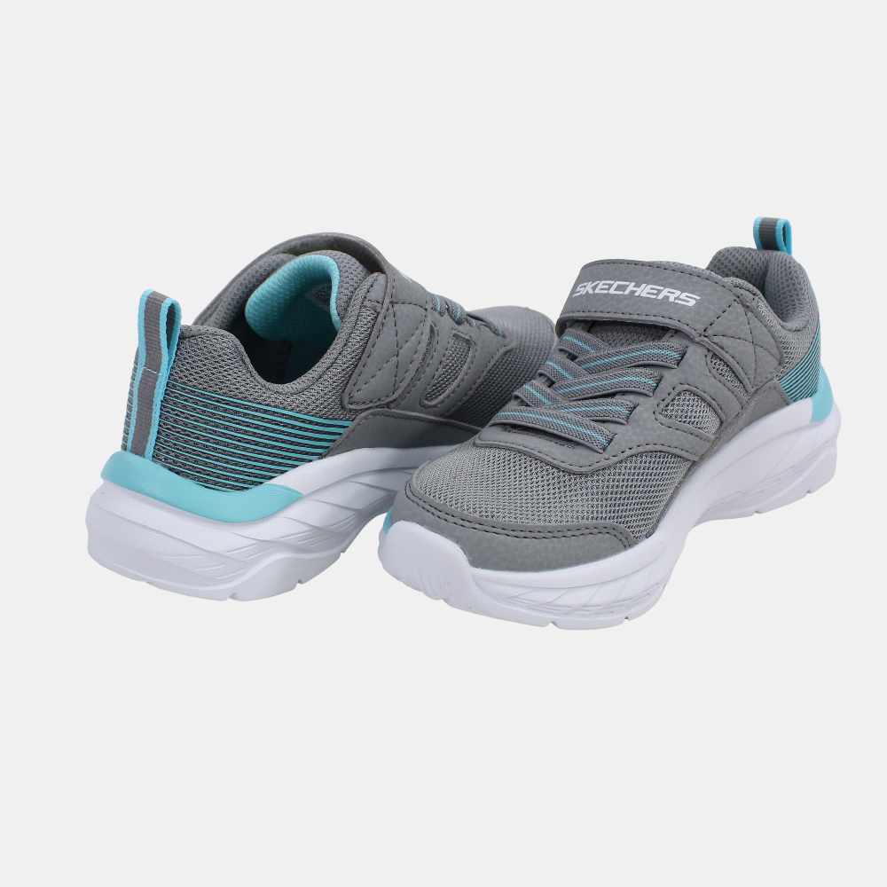 Girls Leather Sneakers - Grey