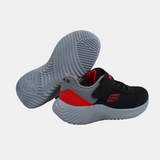Boys Leather Sneakers – Black