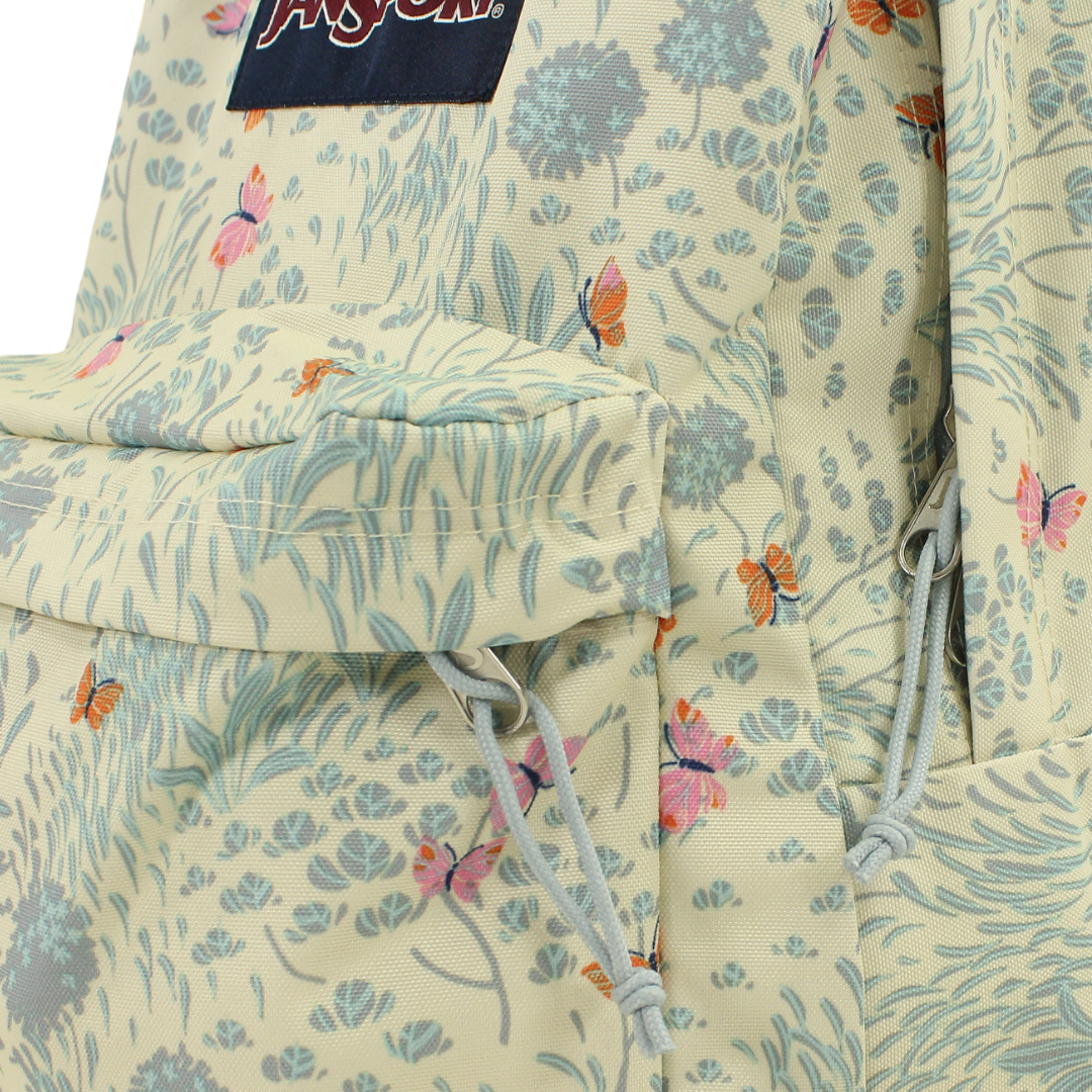 Jan Sport Super Break One Backpack – Fluttering Fields Floral Pattern 26L