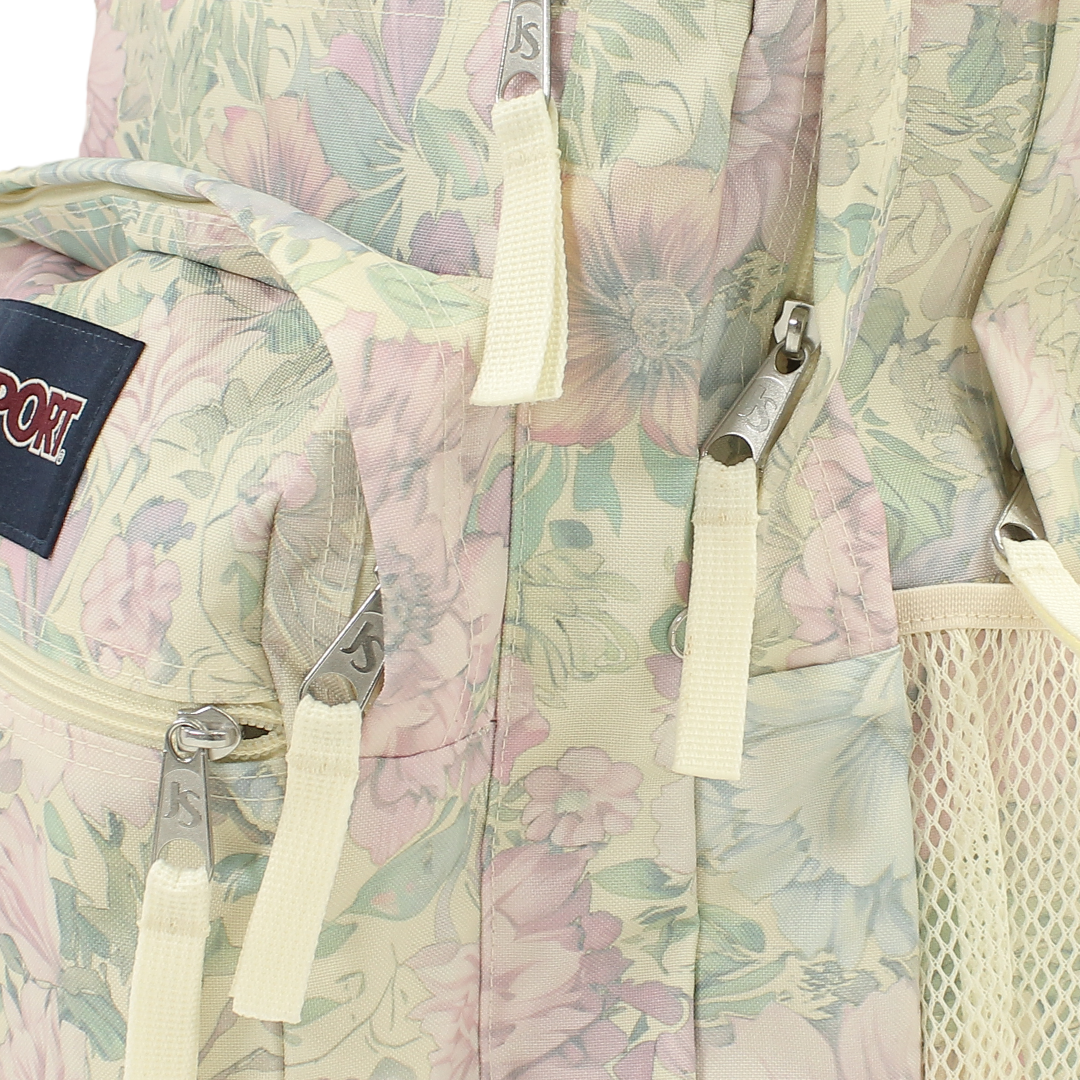 Jan Sport Big Student Backpack – "Faded Tapestry" Floral Print 34L