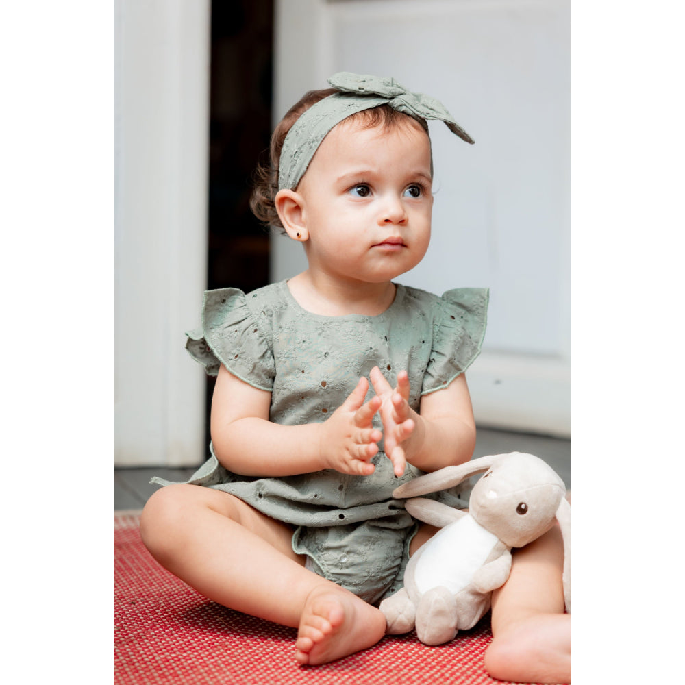 Baby Girls Cotton 2-Piece Baby Bloom (Romper + Head Band) – Pestage - Clothing - CrocoDodo