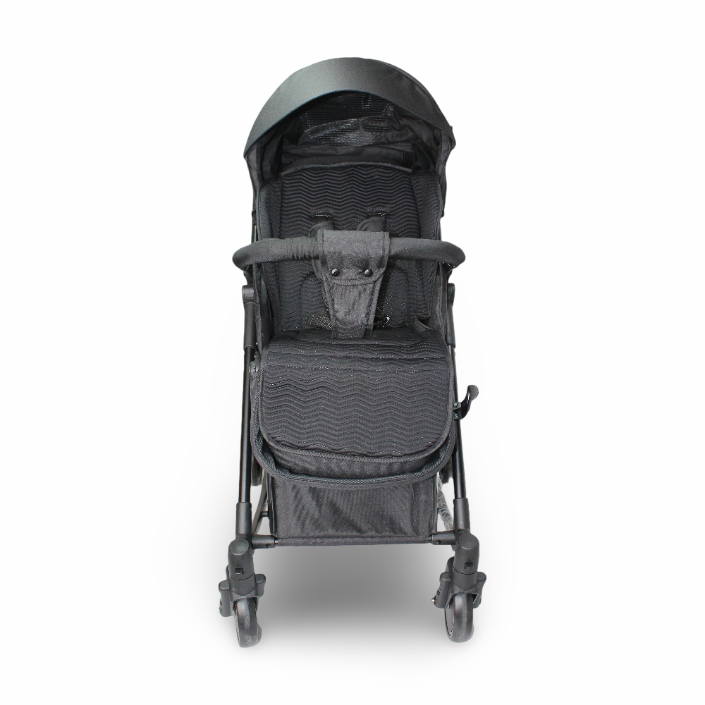 Baby Stroller with Adjustable Canopy and Storage Basket