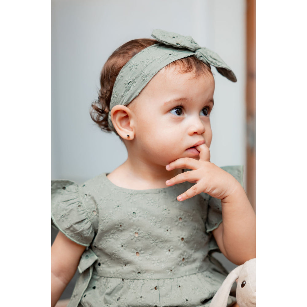 Baby Girls Cotton 2-Piece Baby Bloom (Romper + Head Band) – Pestage