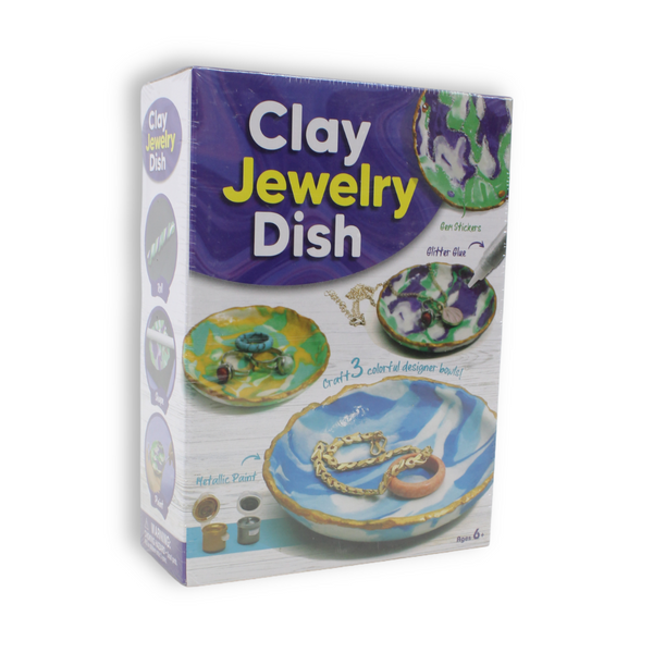 Clay Jewelry Dish Maker DIY Craft Activity Kit