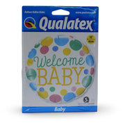 Party Perfect Welcome Baby Dots Balloon – 46×18 cm