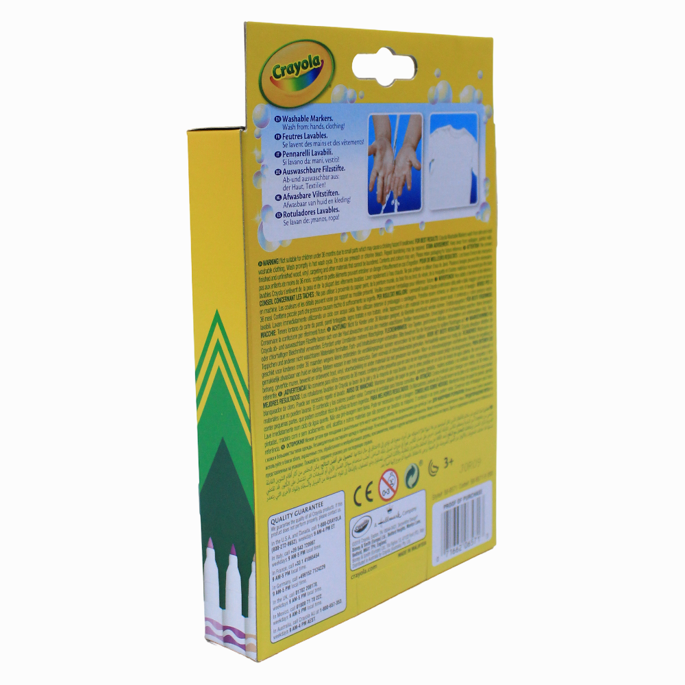 Crayola Washable Markers – 24 Colors