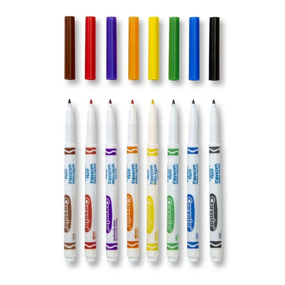 Crayola Washable Markers – 12 Colors