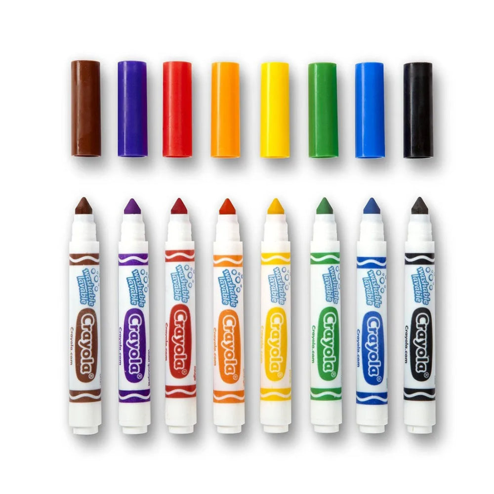 Crayola Ultra Clean Washable Markers – 8 Colors