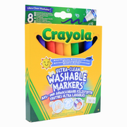 Crayola Ultra Clean Washable Markers – 8 Colors
