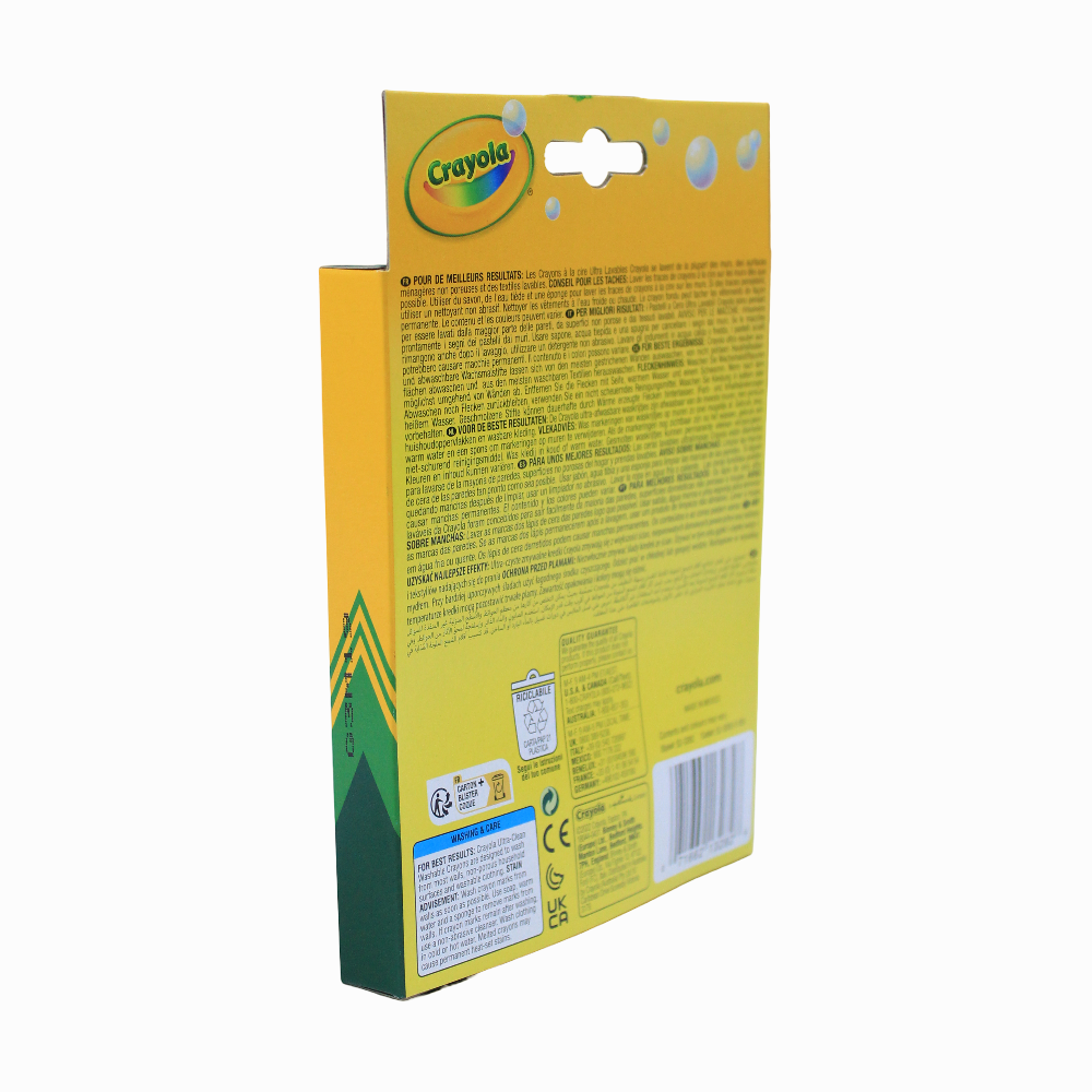 Crayola Ultra Clean Washable Large Crayons – 8 Colors