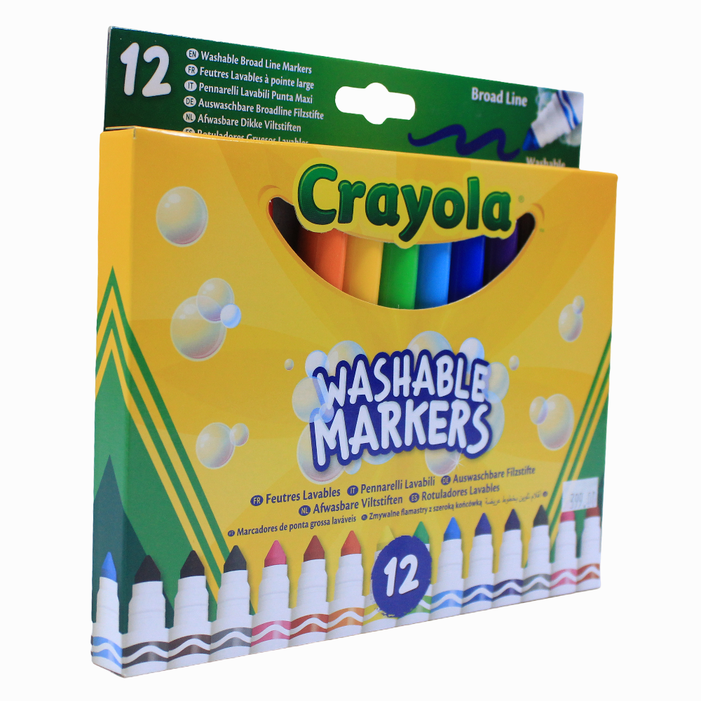 Crayola Washable Markers – 12 Colors