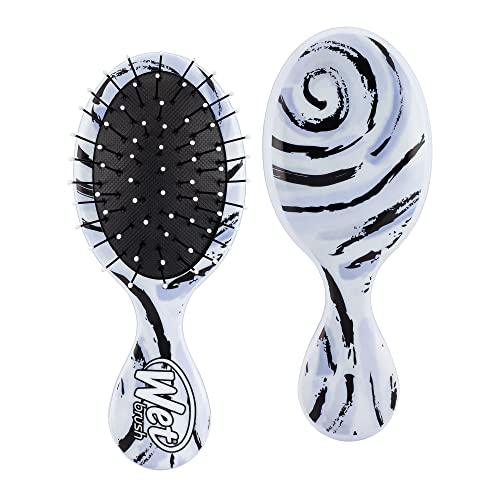 Wet Brush Detangling Squirt Hair Brush - Purple Lines Watercolor Motif