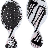 Wet Brush Detangling Squirt Hair Brush, Pink Lines (Watercolor Motif)