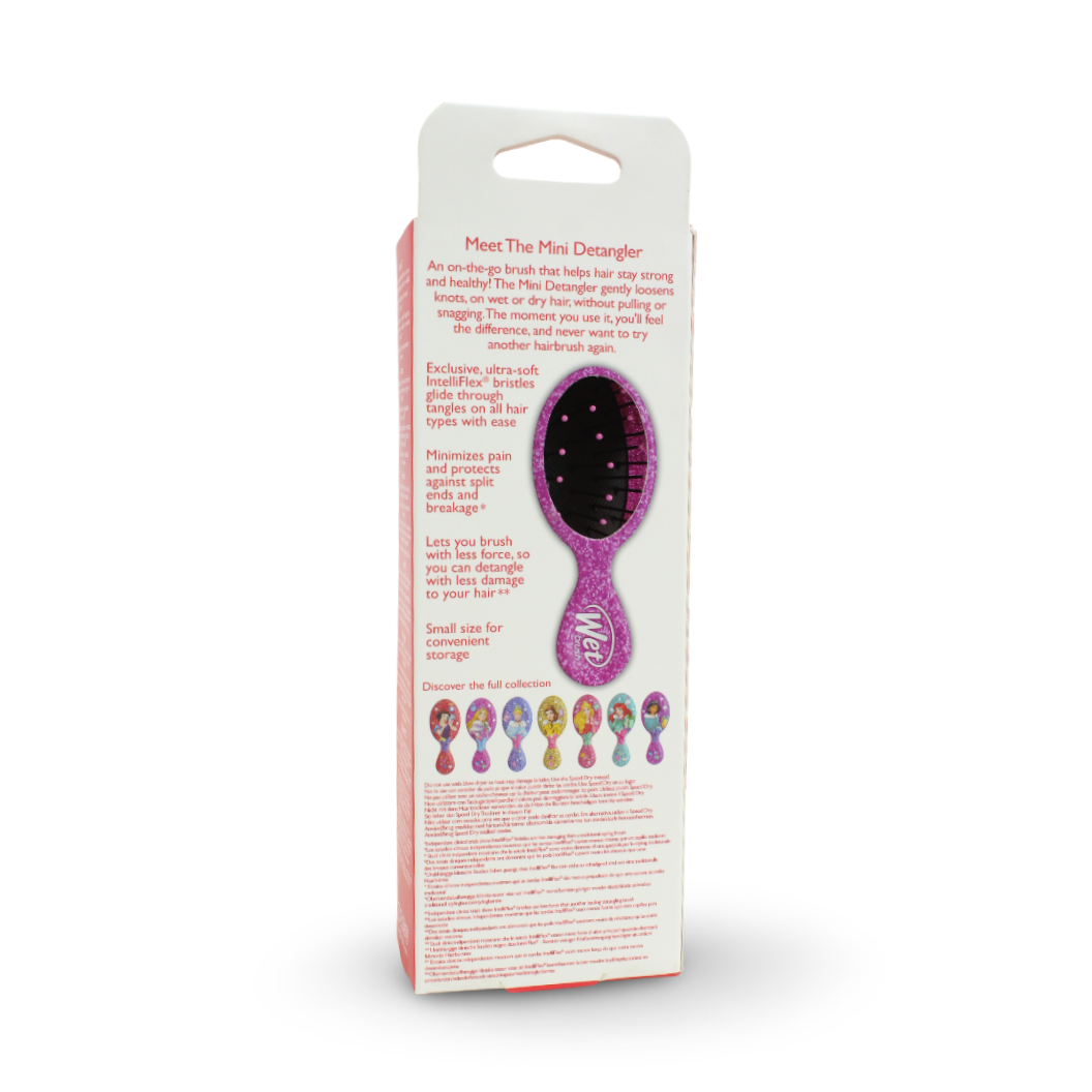 Wet Brush Disney Princess Rapunzel Mini Detangler – Glitter Purple