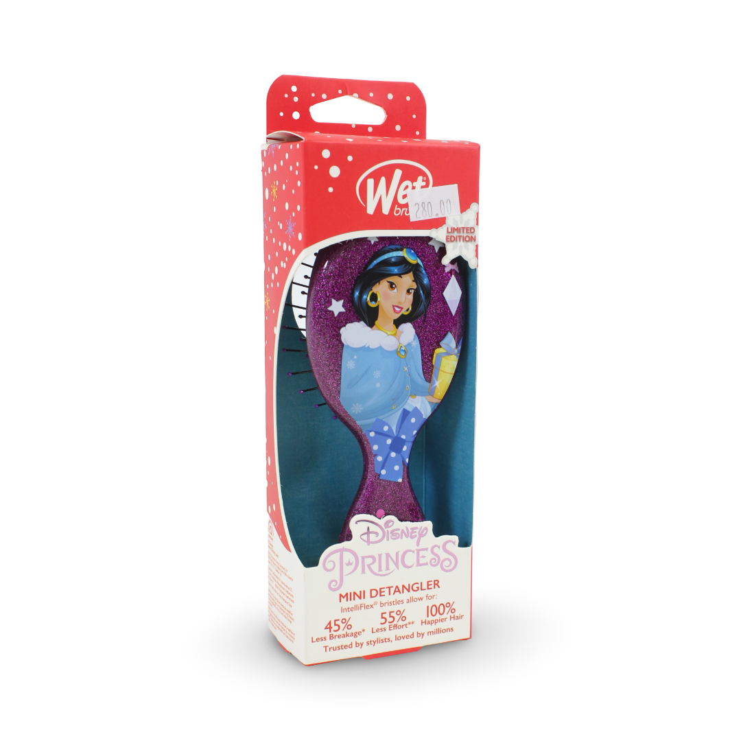 Wet Brush Disney Princess Jasmine Mini Detangler – Glitter Purple