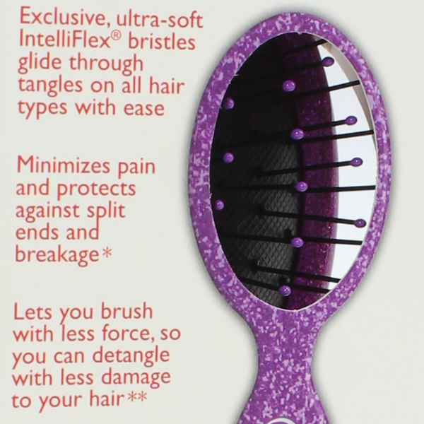 Wet Brush Disney Princess Jasmine Mini Detangler – Glitter Purple