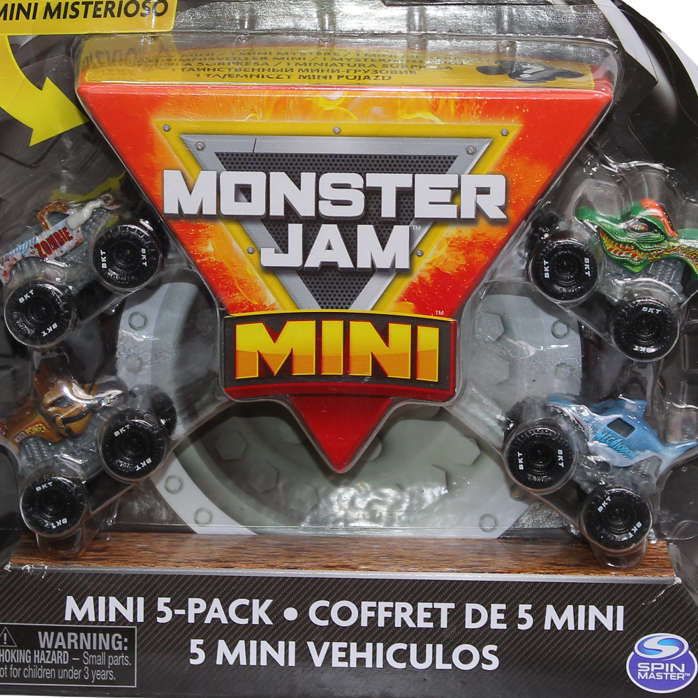 مركبات مونستر جام الصغيرة - عبوة من 5 قطع