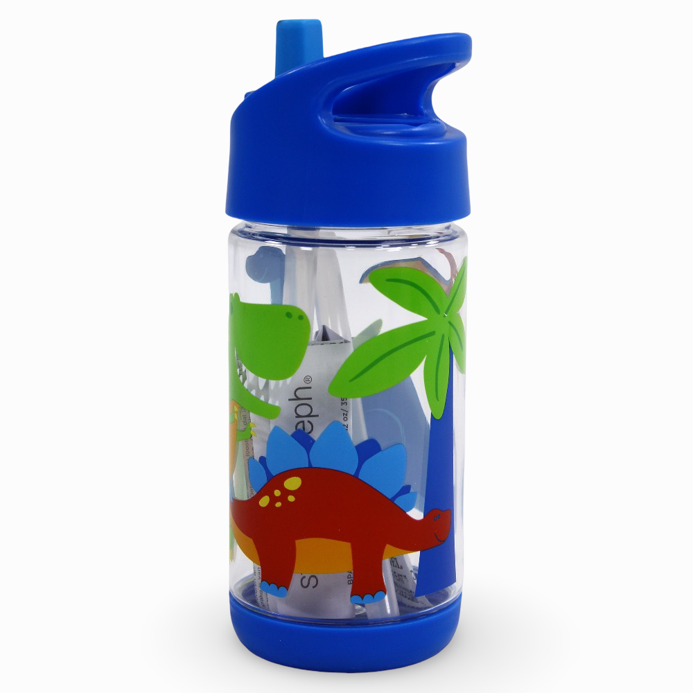 Stephen Joseph Dino Flip Top Water Bottle – 500ml