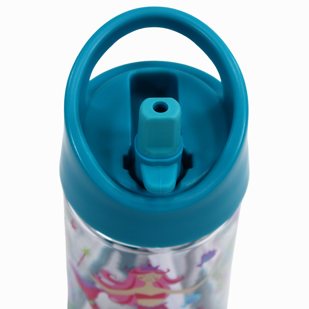 Stephen Joseph Mermaid Flip Top Water Bottle – 500ml