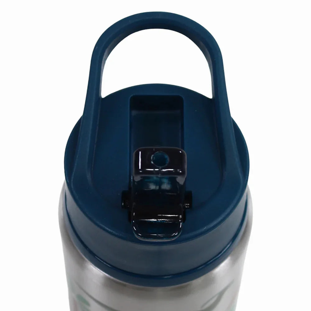 Stephen Joseph Flip Top Stainless Steel Bottle - Dinosaurs