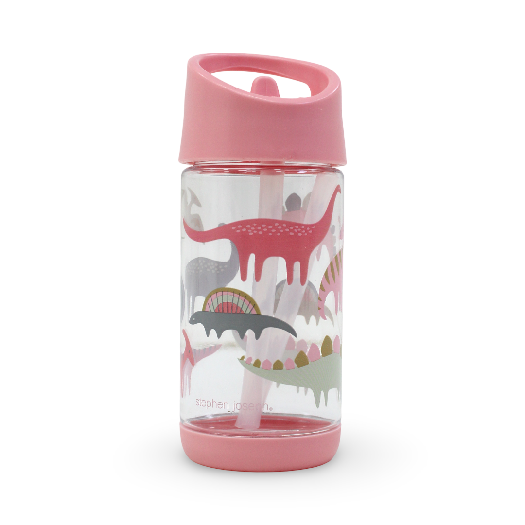 Stephen Joseph Flip Top Bottle – Pink Dino
