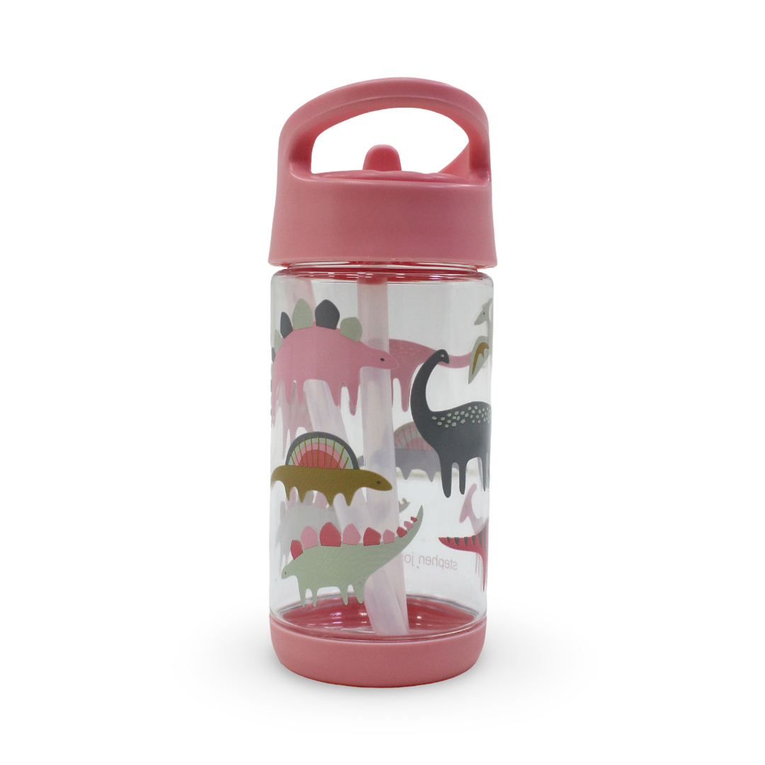 Stephen Joseph Flip Top Bottle – Pink Dino