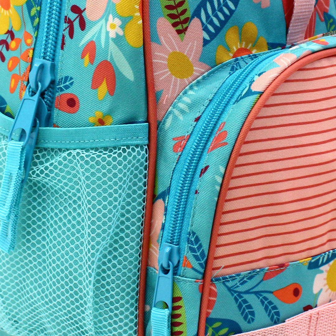 Stephen Joseph Backpack – Turquoise Floral Print