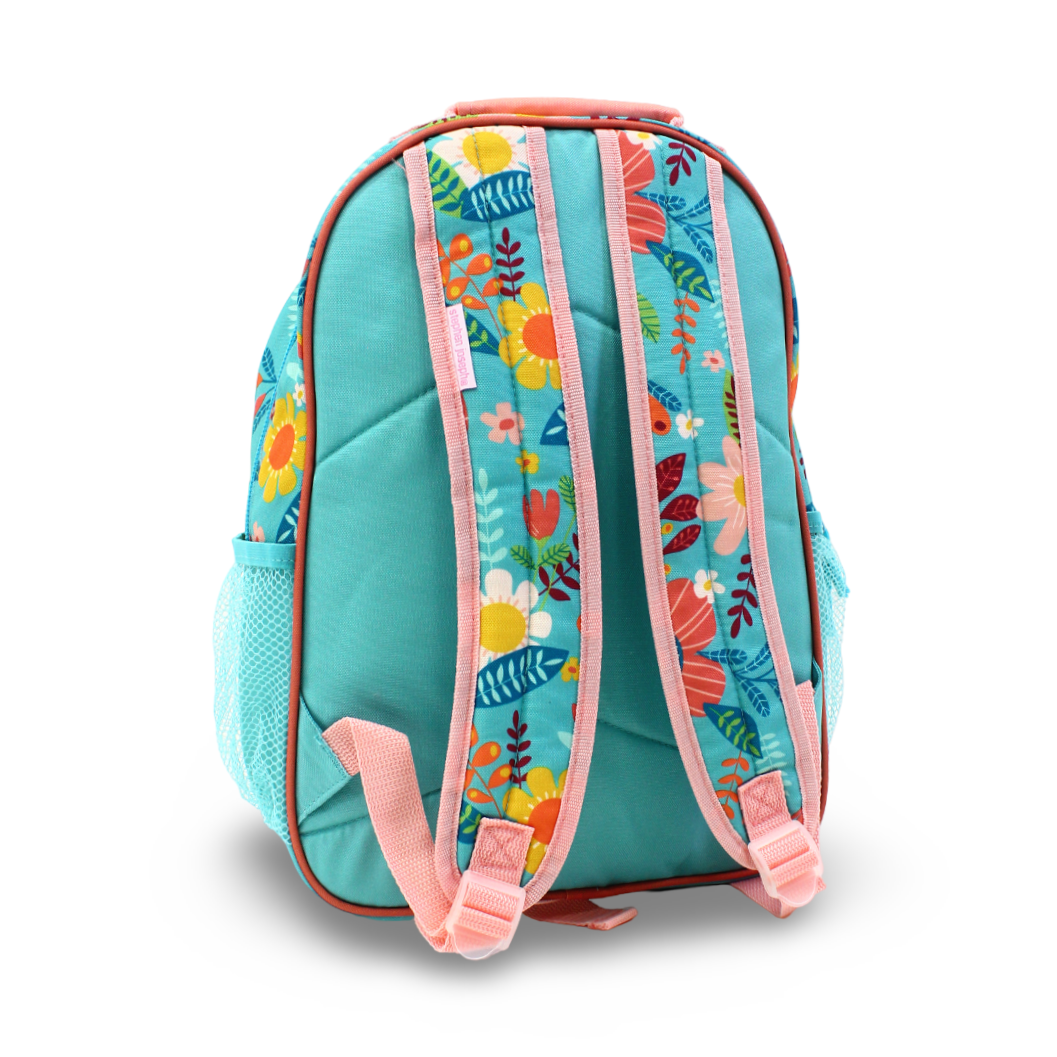 Stephen Joseph Backpack – Turquoise Floral Print