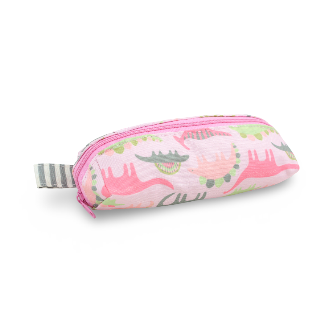Stephen Joseph Pencil Pouch – Pink Dino Print