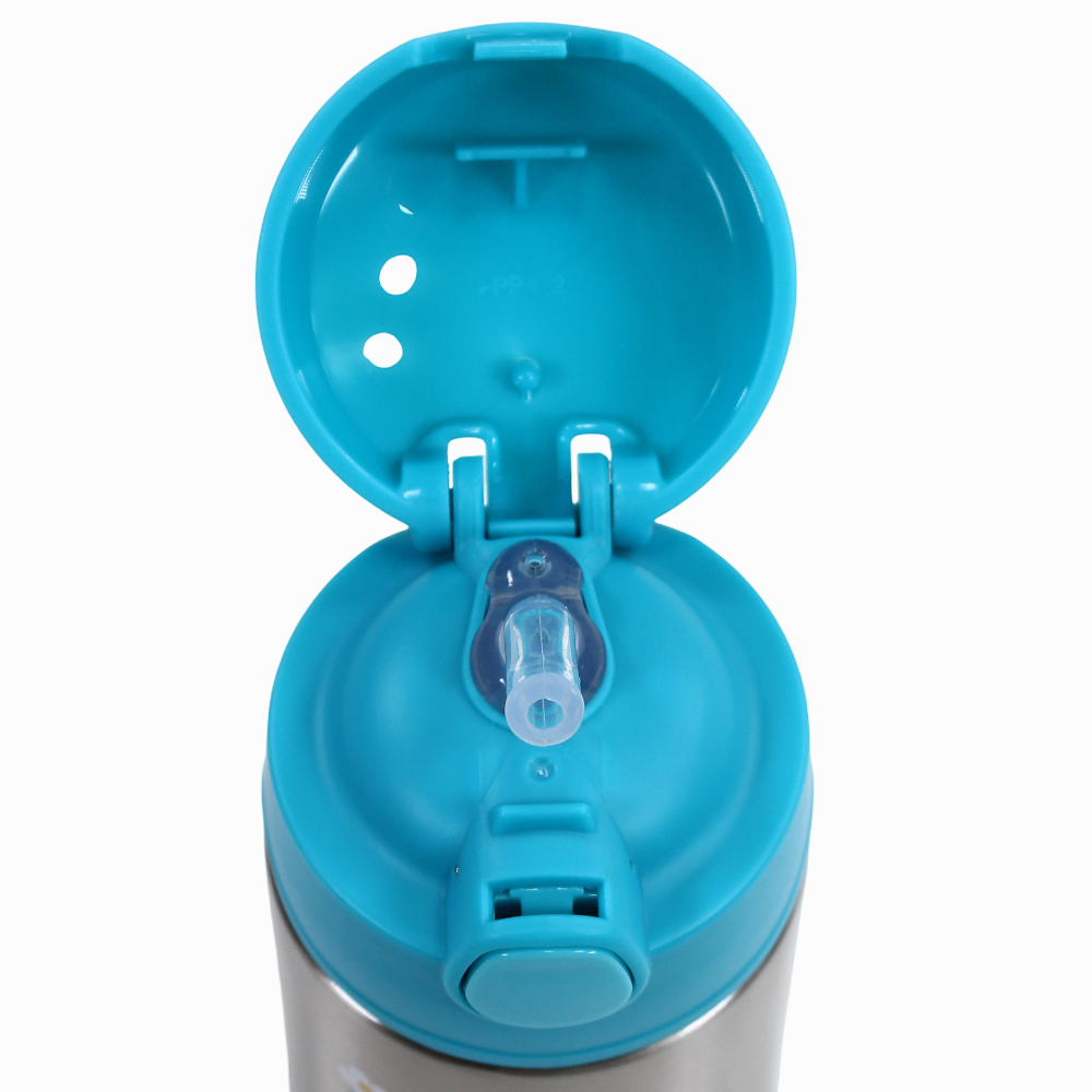Stephen Joseph Double Wall Stainless Steel Bottle 350ml - Mushroom Design