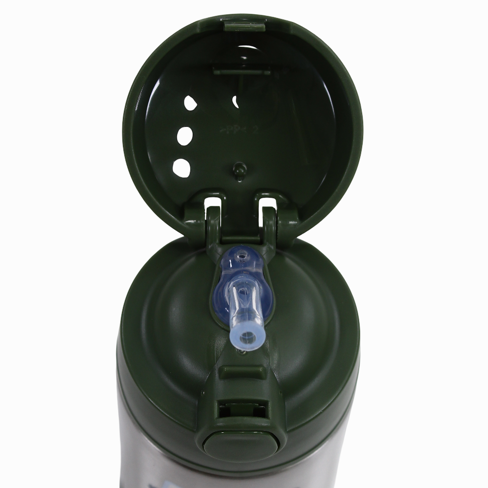 Stephen Joseph Double Wall Stainless Steel Bottle 350ml - Construction Vehicles Design