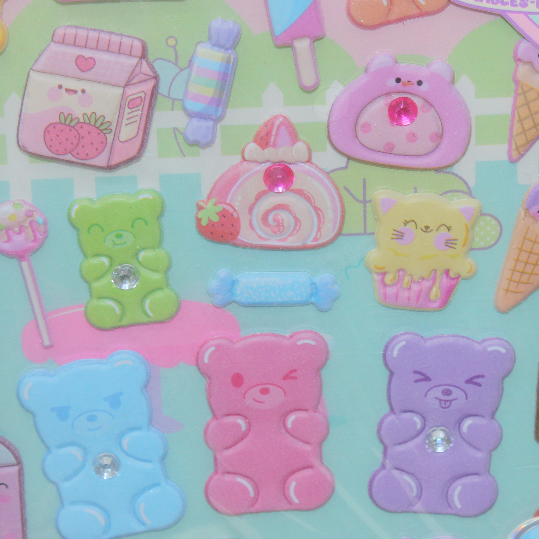لوح رسم رقمي LCD للتركيز الساخن بتصميم Sweet Vibes أثناء التنقل + ملصقات قابلة لإعادة اللصق للعب
