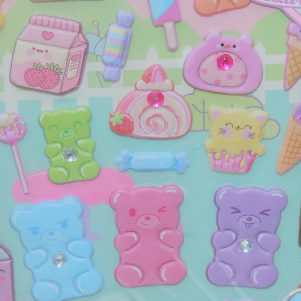 Hot Focus Sweet Vibes On the Go LCD Doodle Board + Restickable Stickers Play Set